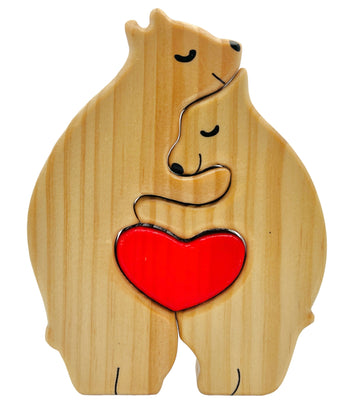 Wooden Family Bears Puzzle